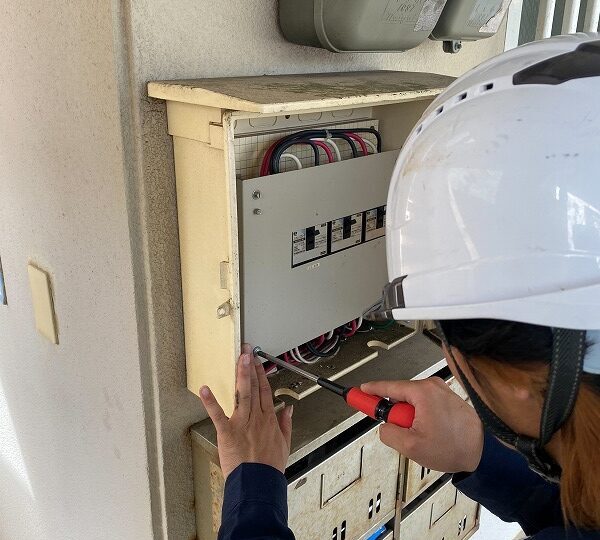 分電盤改修工事